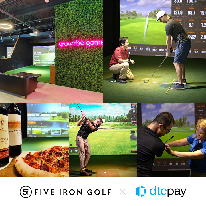 dtcpay appointed as a digital payment service provider for Five Iron Golf
